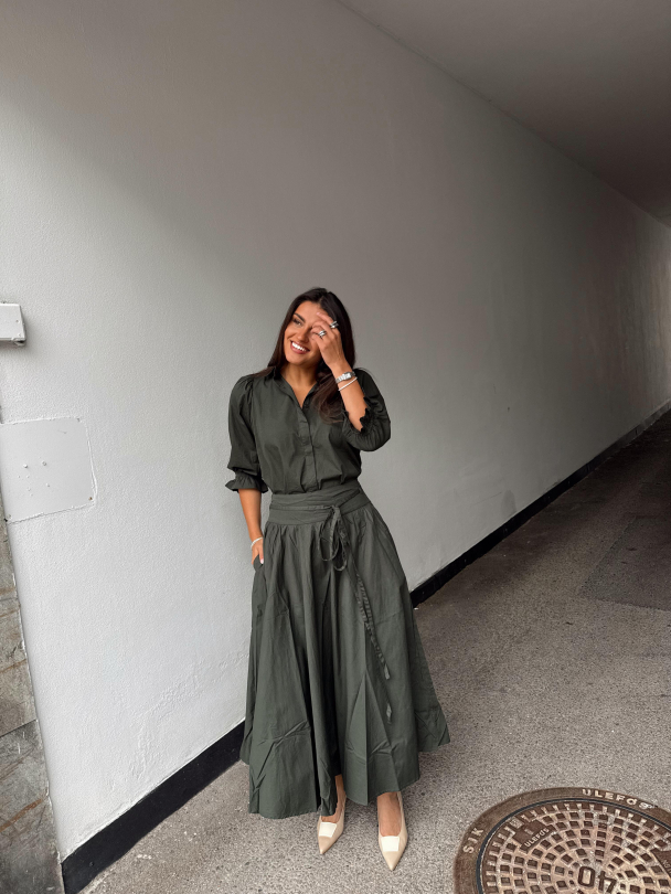 Amy Blouse - Moss Green - Image 5