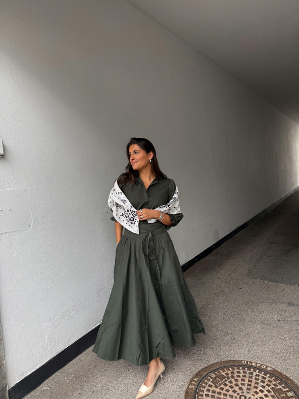 Amy Blouse - Moss Green - Image 4