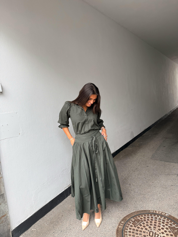 Amy Blouse - Moss Green - Image 3
