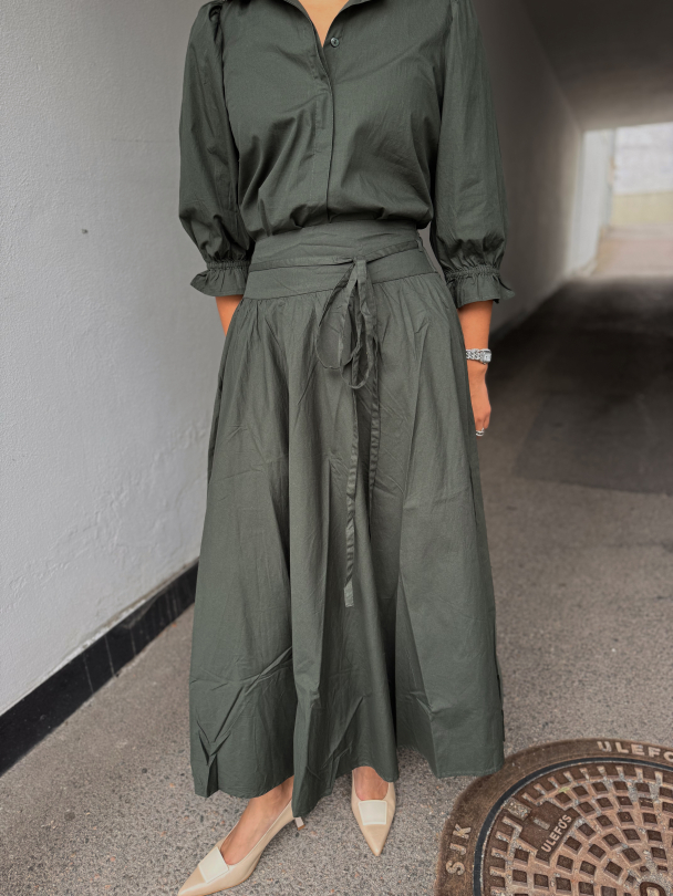 Astrid Skirt - Moss Green - Image 1