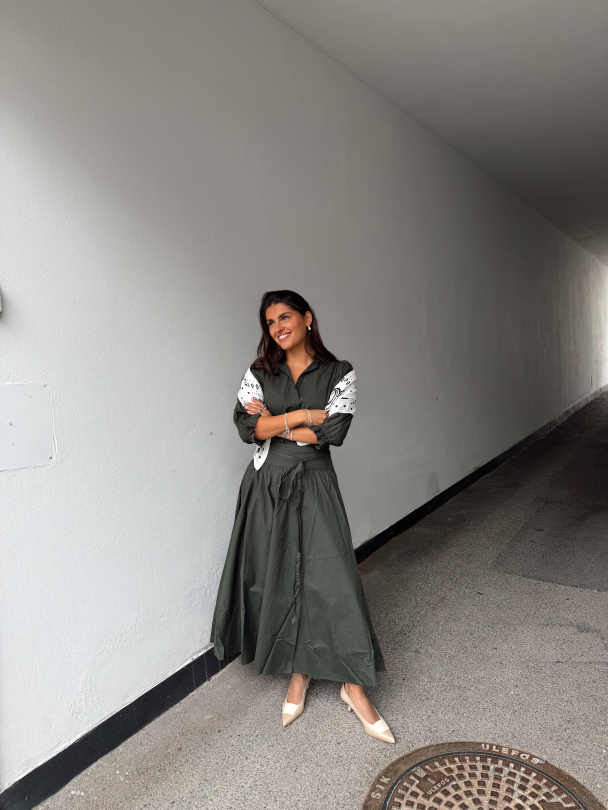 Astrid Skirt - Moss Green - Image 4