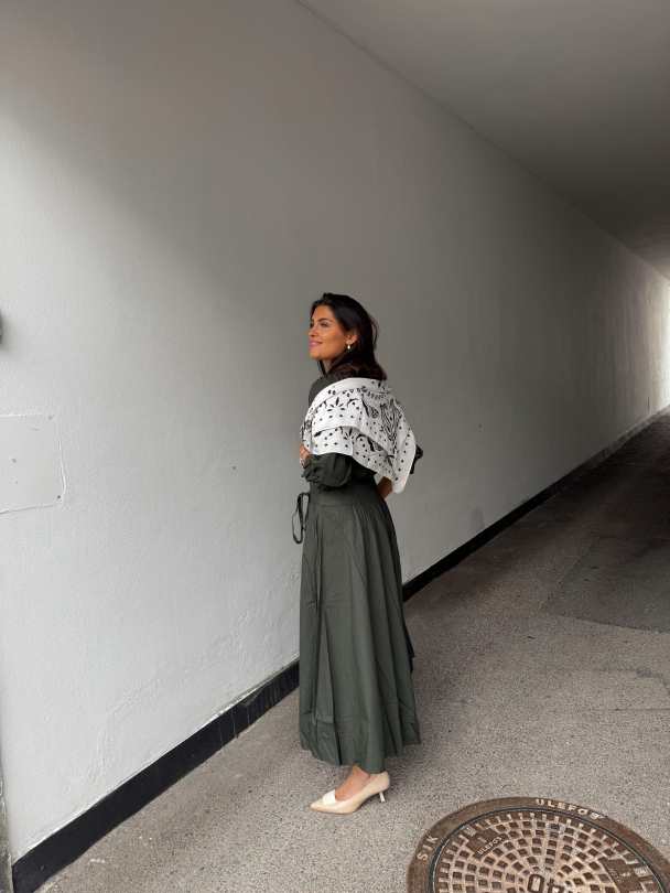 Astrid Skirt - Moss Green - Image 3