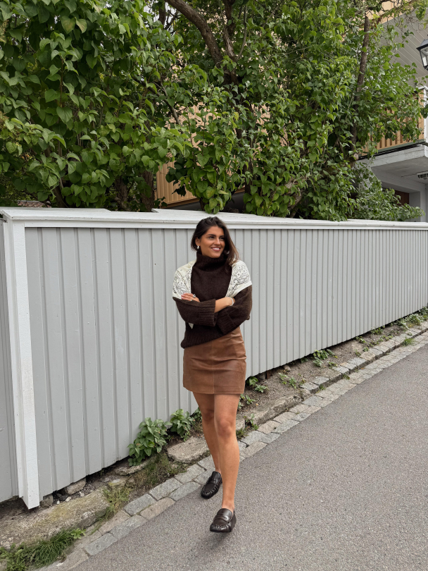 Jil Leather Mini Skirt - Delicioso - Image 6