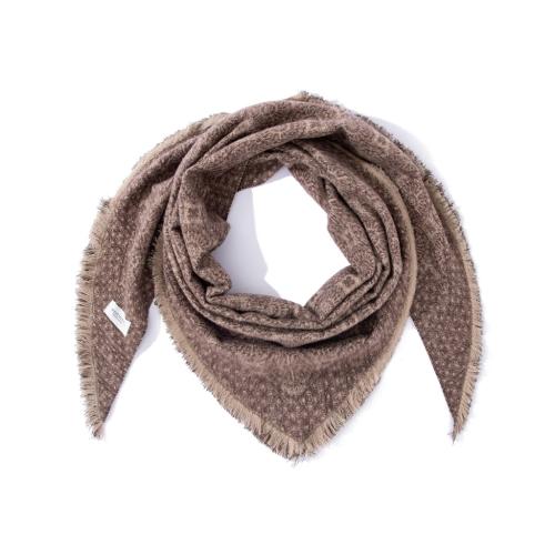Tibet Rag Scarf Brown