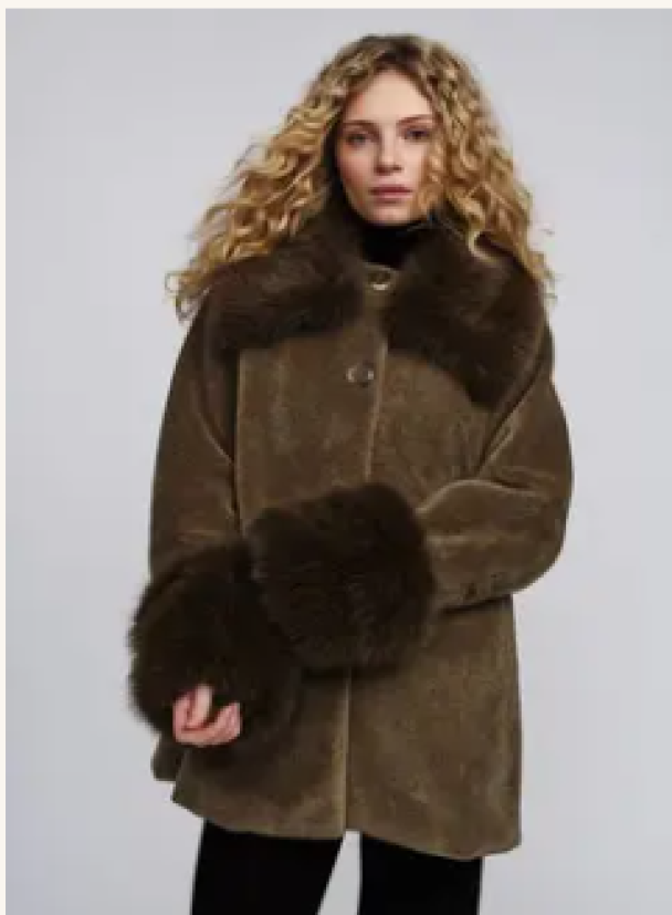 Dina Fake Fur Collar - Image 3