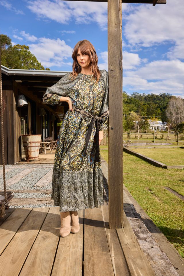 Orientique Valetta Dress Maxi Print 40257 - Image 2