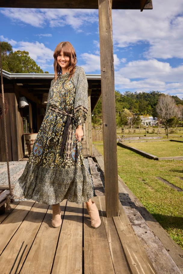 Orientique Valetta Dress Maxi Print 40257 - Image 1