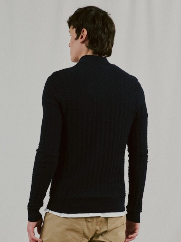 BS Mastor cardigan, navy - Image 4