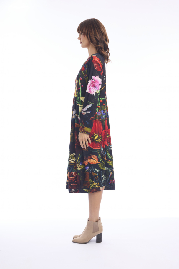 ORIENTIQUE Maguana Dress Bubble Print 31078 - Image 2