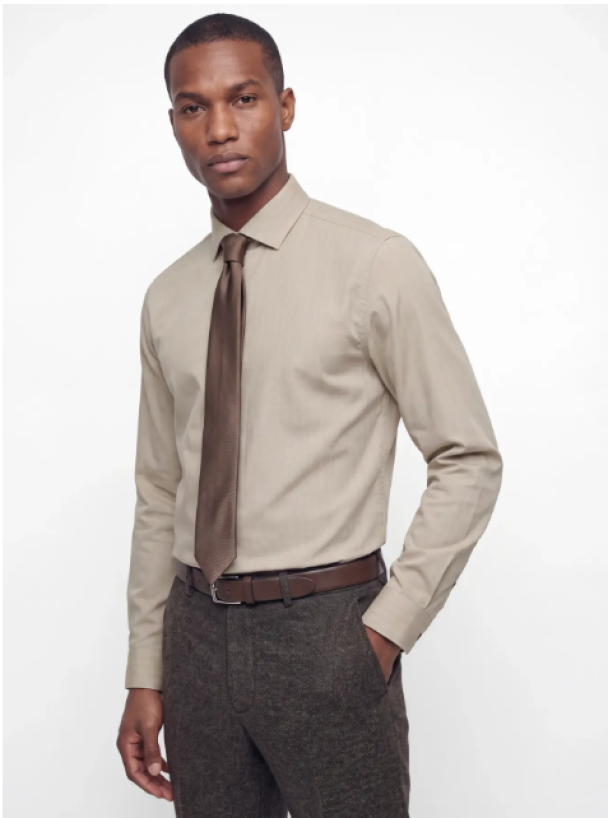 Parker Herringbone Shirt  - Image 3