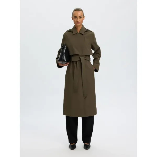 New Aline Tech Trenchcoat Grape
