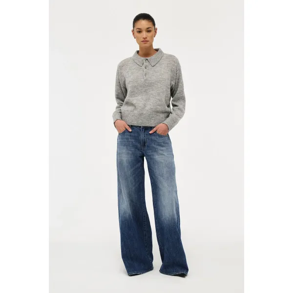 Milla Wide Toulouse – Vide jeans i vintage blå fra NEUW