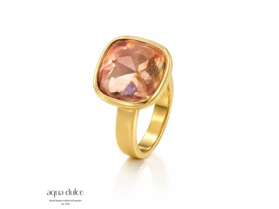 Ring - Rose Square 