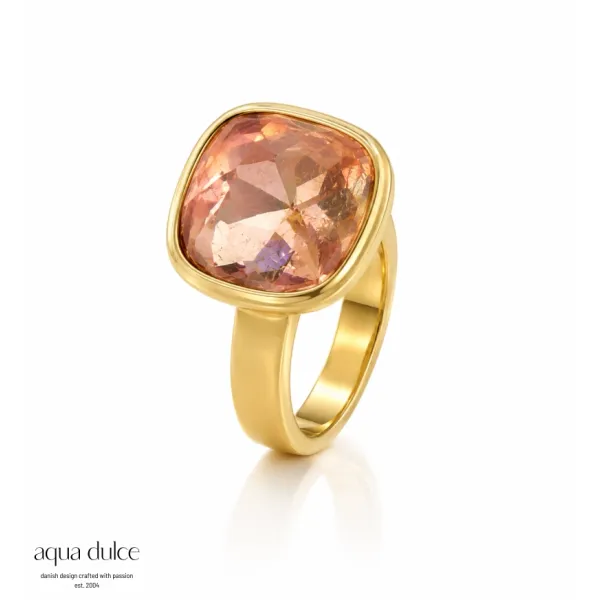 Ring - Rose Square 
