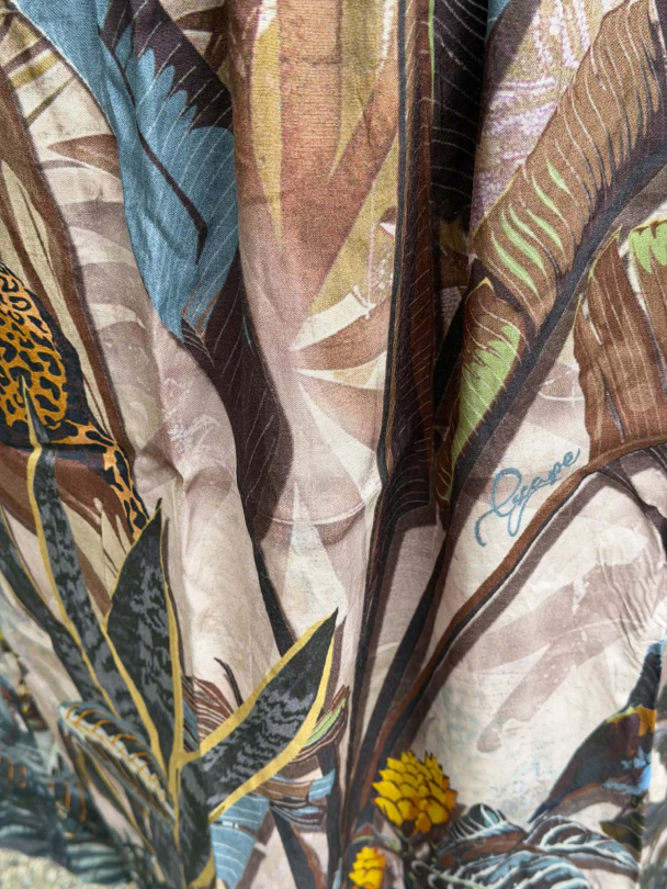 ORIENTIQUE Almasa Dress Pleated Belt Print 31068 - Image 3