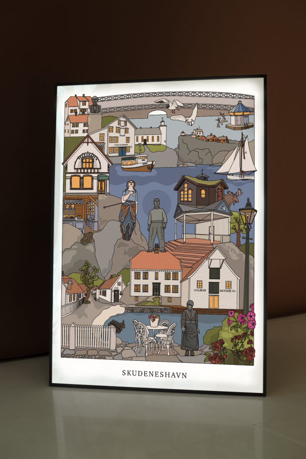 Skudenesplakaten 30x40cm - Image 1
