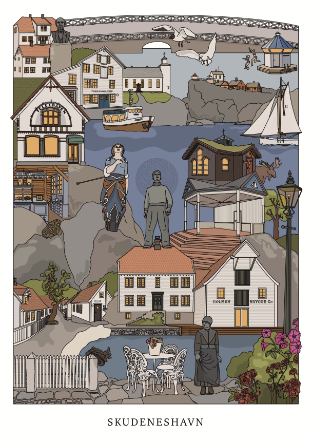 Skudenesplakaten 30x40cm - Image 2