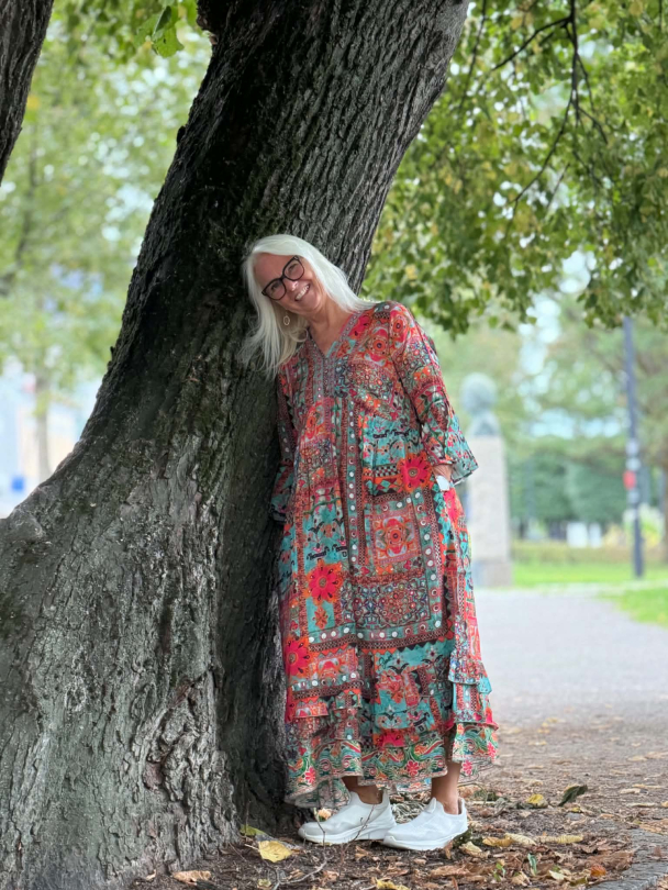 ORIENTIQUE Rabari Dress Maxi Print 91299 - Image 1