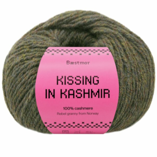 Kissing in Kashmir - 512 - Olive melange - Image 1