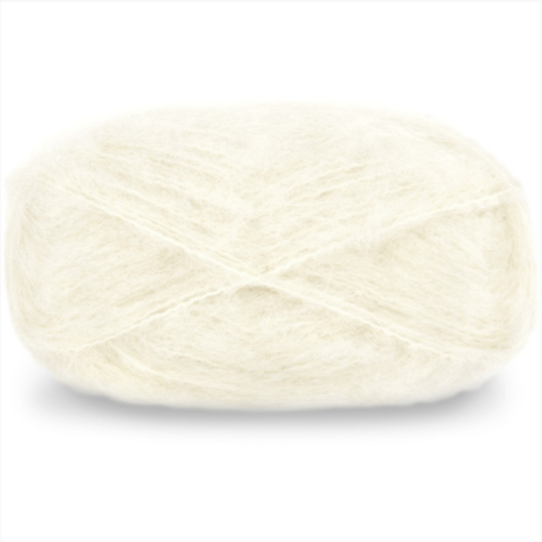 Norsk Mohair - 601 - Hvit - Image 3
