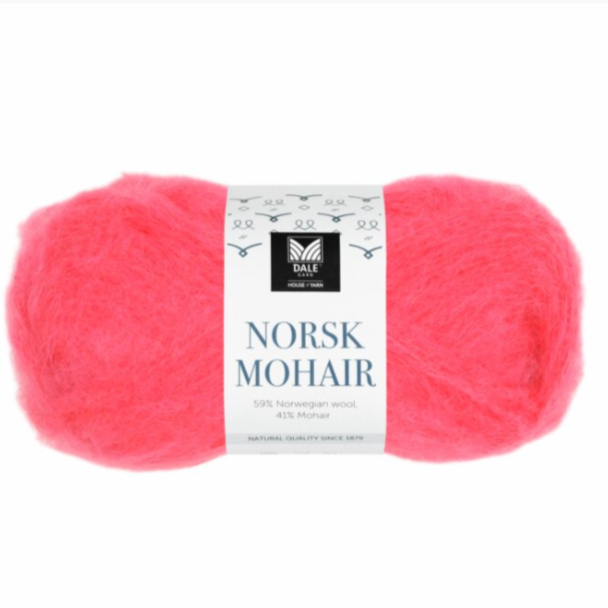 Norsk Mohair - 605 - Korall - Image 1