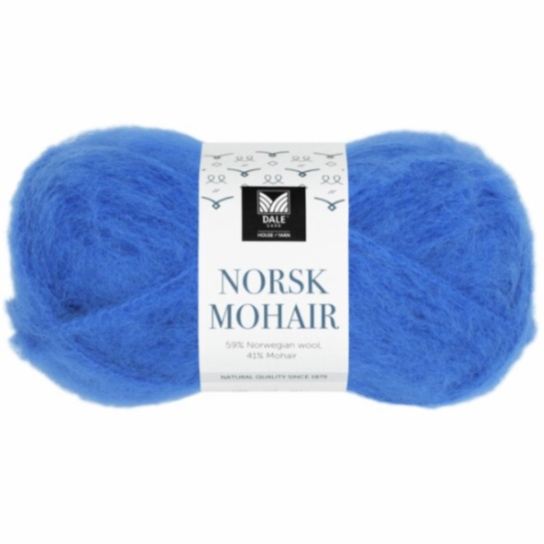 Norsk Mohair - 608 - Kongeblå - Image 1