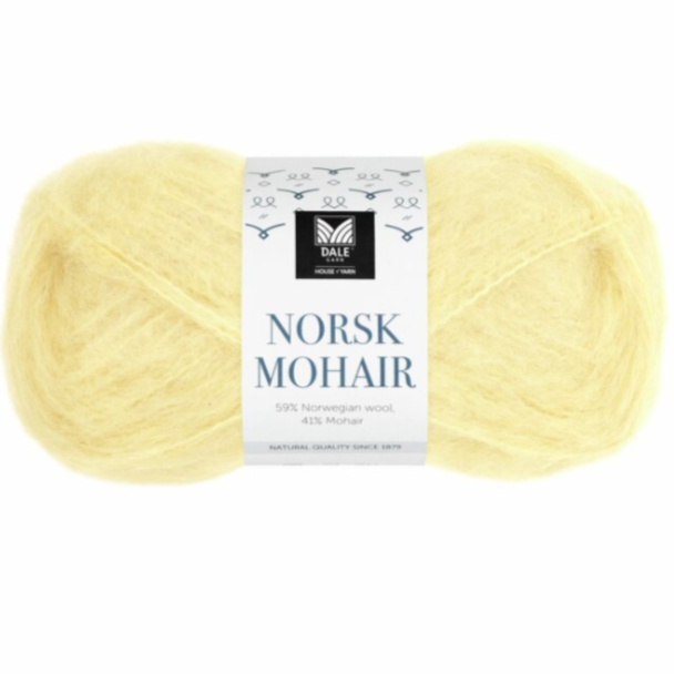 Norsk Mohair -  610 - Lys gul - Image 1