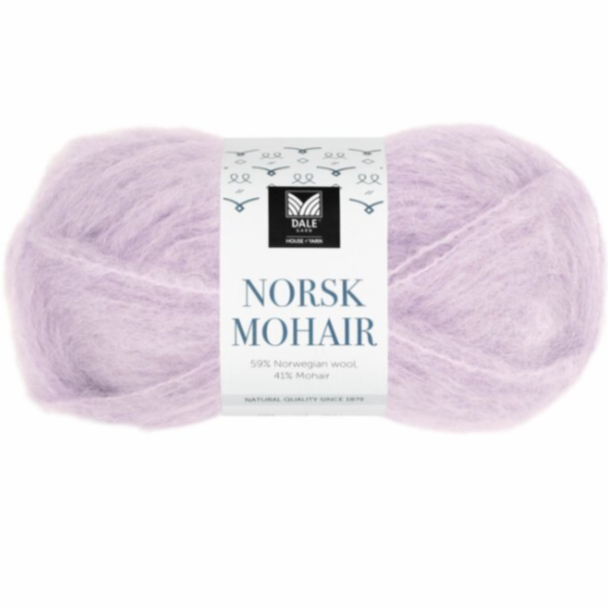 Norsk Mohair - 611 - Lys lavendel - Image 1