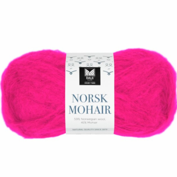 Norsk Mohair - 614 - Pink - Image 1