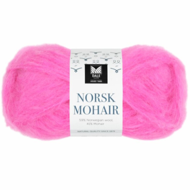 Norsk Mohair - 617 - Fuksia - Image 1