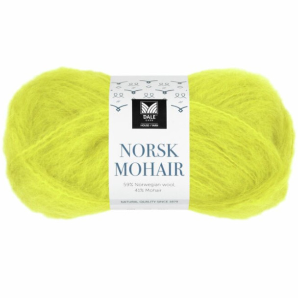 Norsk Mohair - 618 - Pæregrønn - Image 1