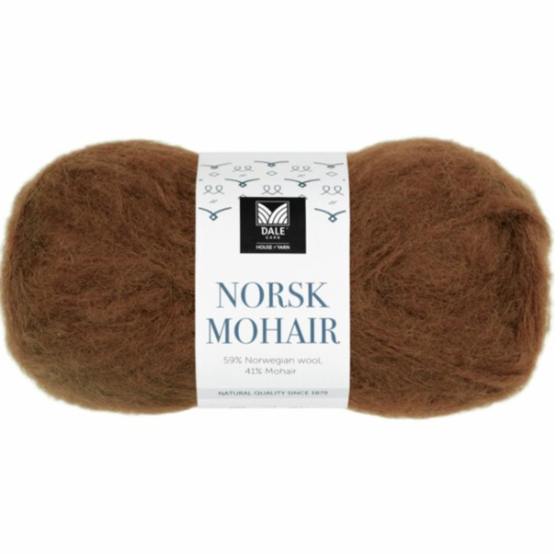 Norsk Mohair - 625 - Sjokolade - Image 1
