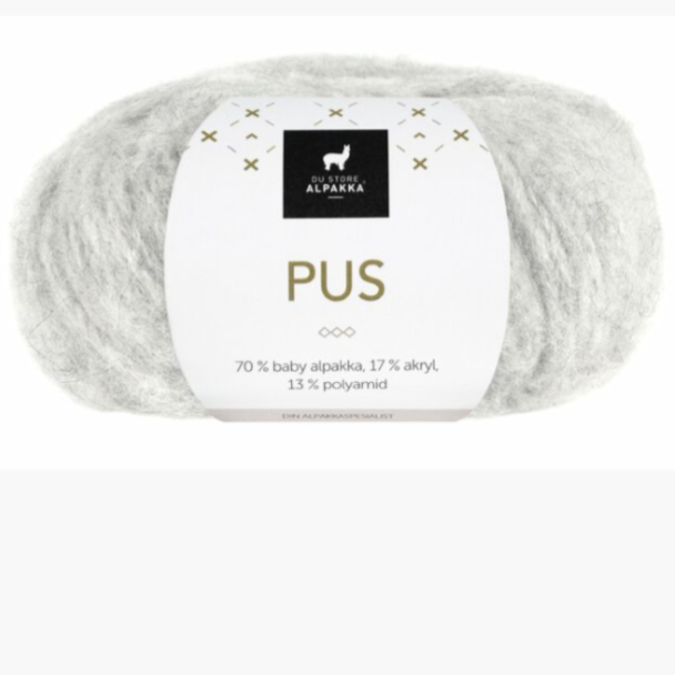 Pus - 4011 - Lys Grå Melert - Image 1