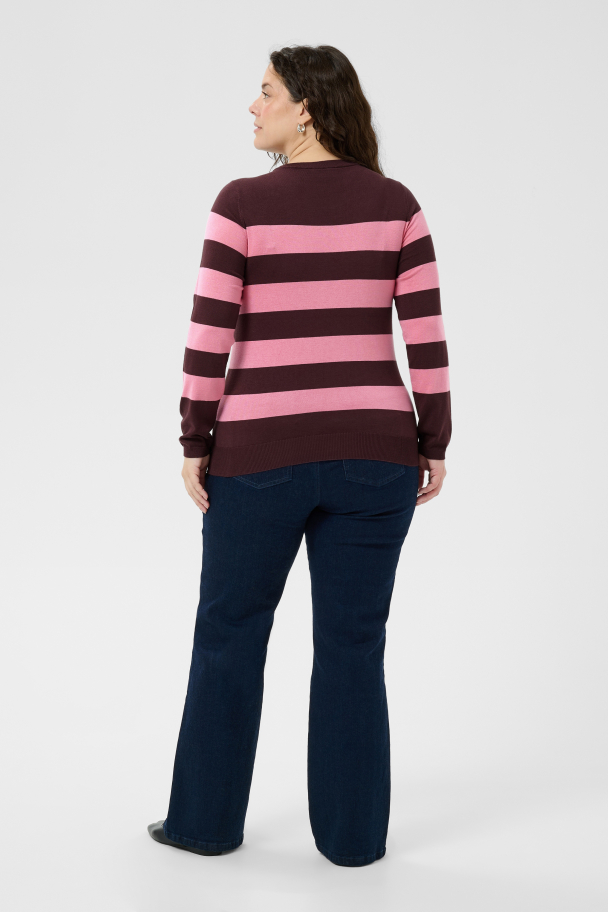 Kaffe Curve Lizzy stripet genser - Image 3