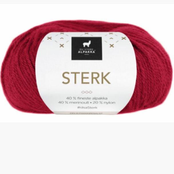 Sterk - 819 - Mørk Rød - Image 1