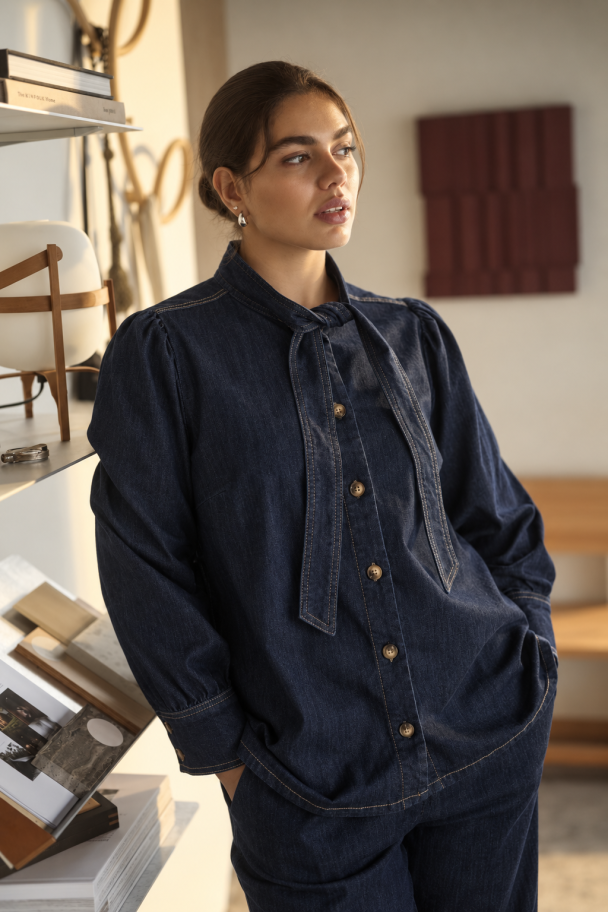 Kaffe Curve Mally denimskjorte - Image 3