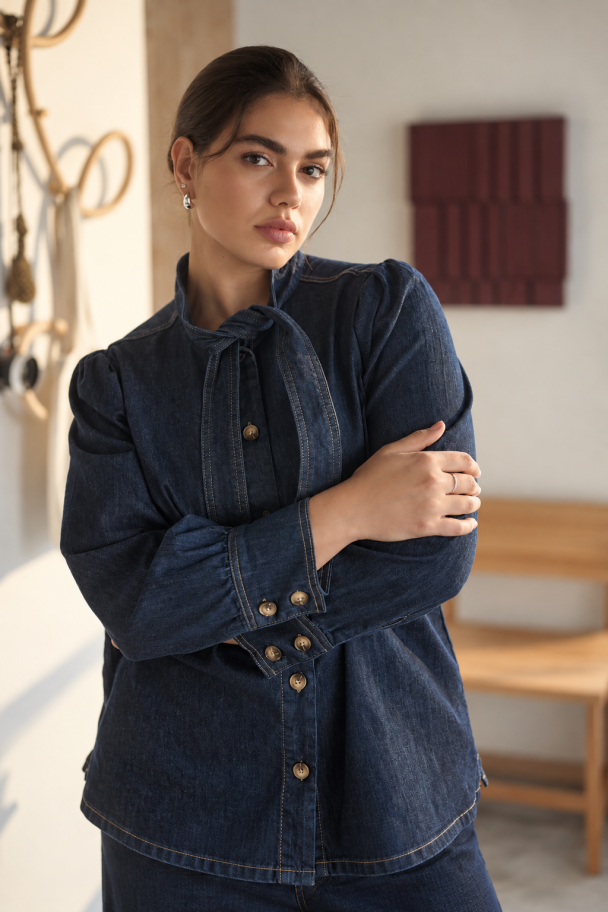 Kaffe Curve Mally denimskjorte - Image 10