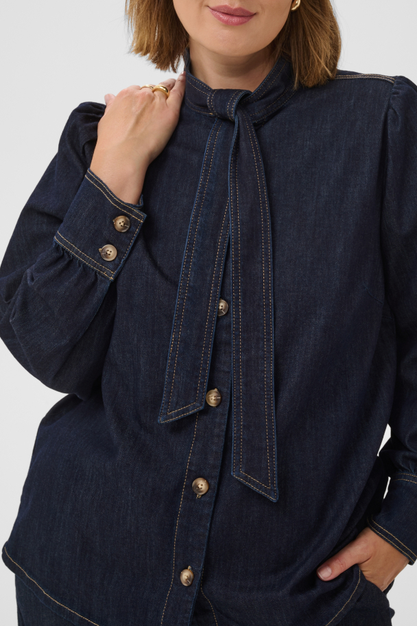 Kaffe Curve Mally denimskjorte - Image 4