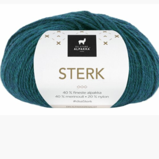 Sterk - 887 - Blågrønn Melert - Image 1