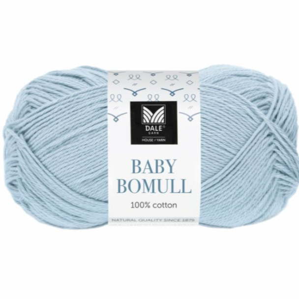 Baby Bomull - 507 - Lys Blå - Image 1