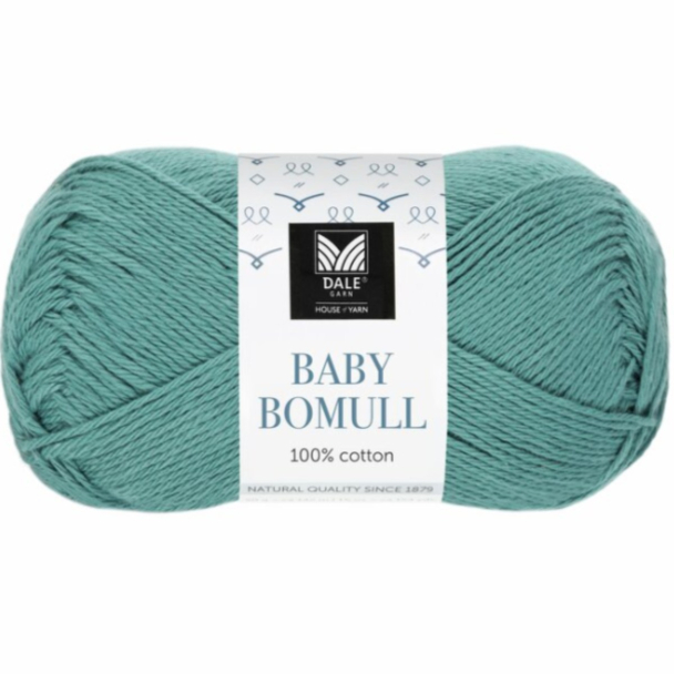 Baby Bomull - 508 - Aquagrønn - Image 1