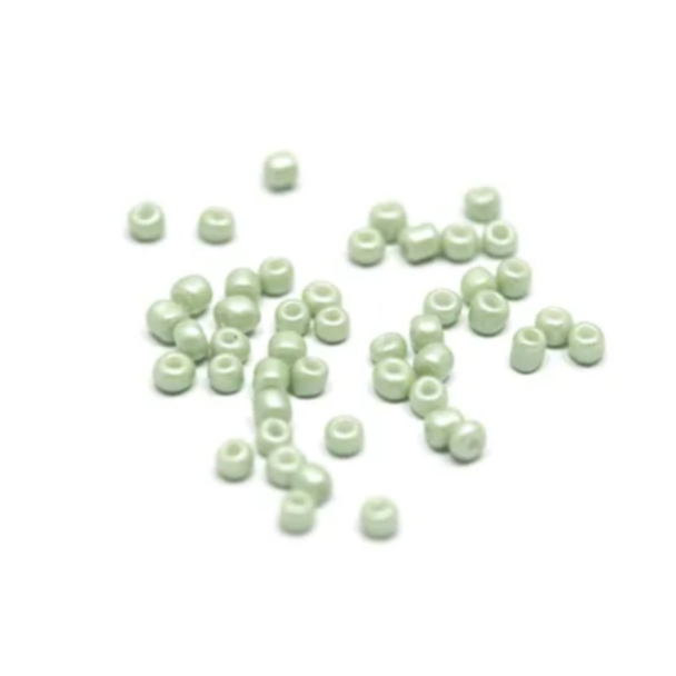155 - Lys Grønn - Glassperle 3mm