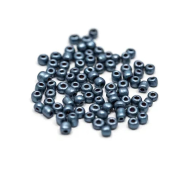 188 - Blå - Glassperle 3mm