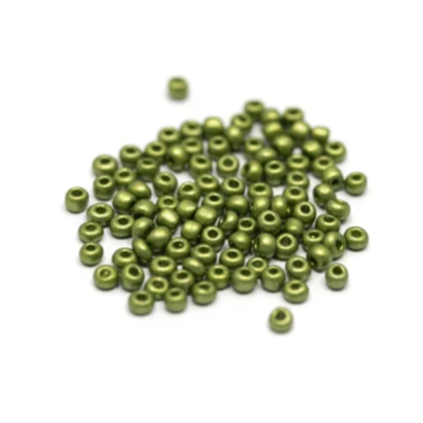 206  - Grønn - Glassperle 3mm