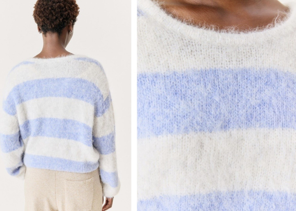 Women´s Jumper Niby - Frosted Stripes  - Image 2