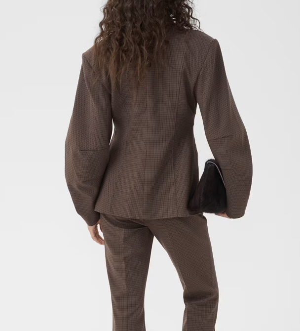 Lamia Blazer - Herringbone Check - Image 2