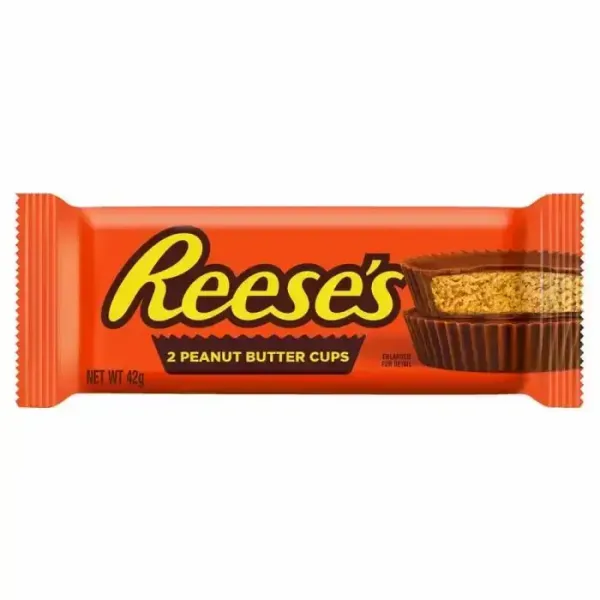 REESE’S 2 PEANUT BUTTER CUPS 42g