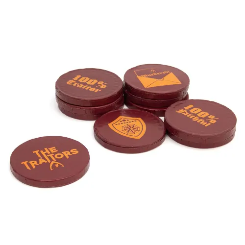 THE TRAITORS MILK CHOCOLATE COINS 72g