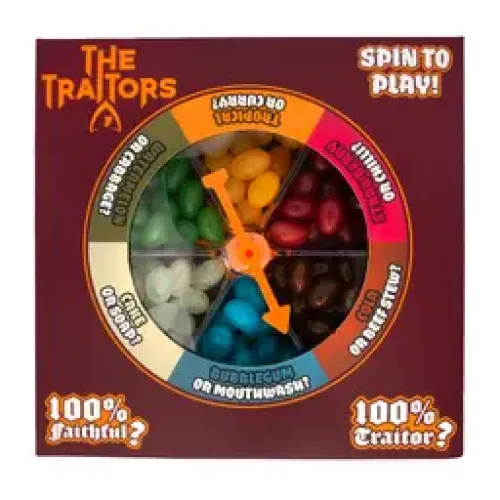 THE TRAITORS JELLY BEAN SPINNER GAME 100g