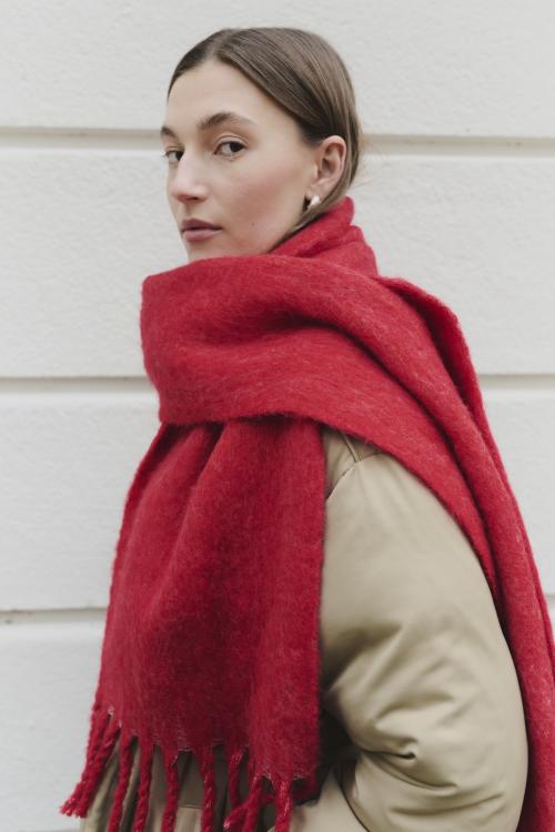 Sinus Scarf Red